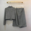 high-quality puff sleeve lapel suit for autumn and winter