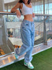 jeans streetwear bottoms solid color jeans comfortable casual wide-leg pants plus size jeans youth clothing