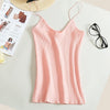 New knitted Tank Tops Women Summer Camisole Vest simple Stretchable Ladies V Neck Slim Sexy Strappy Camis Tops A-002