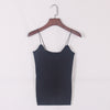 New knitted Tank Tops Women Summer Camisole Vest simple Stretchable Ladies V Neck Slim Sexy Strappy Camis Tops A-002