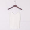 New knitted Tank Tops Women Summer Camisole Vest simple Stretchable Ladies V Neck Slim Sexy Strappy Camis Tops A-002