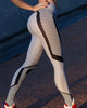 New leggings 2022Print White cellular grid technology sense Leggings fitness Leggings For Women Sporting Workout Leggins Elastic