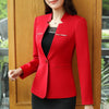 New spring Professional blazer fashion Business formal long sleeve slim women jacket office ladies plus size work coat