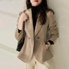 style double-sided wool waist waist blazer suit women  clothing for women  blue blazer  jacket   ladies tops