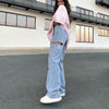 summer hole washing straight pants jeans  woman jeans