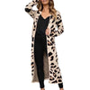 New sweater women Long Sleeve Leopard Print Cardigan Open Front Jacket Coat blusas femininas sueter mujer invierno 2019