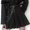 women's loose long-sleeved shirt + pleated skirt tooling two-piece suit women's trendy women's suit women's jacket