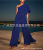 women's oblique shoulder dress dress