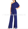 women's oblique shoulder dress dress