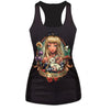 New women summer 3d vests The Little Mermaid vest Ariel Sailor Moon Cartoon print camisole Sexy fashion punk tank tops