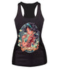 New women summer 3d vests The Little Mermaid vest Ariel Sailor Moon Cartoon print camisole Sexy fashion punk tank tops