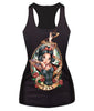 New women summer 3d vests The Little Mermaid vest Ariel Sailor Moon Cartoon print camisole Sexy fashion punk tank tops