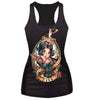 New women summer 3d vests The Little Mermaid vest Ariel Sailor Moon Cartoon print camisole Sexy fashion punk tank tops
