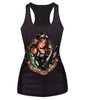 New women summer 3d vests The Little Mermaid vest Ariel Sailor Moon Cartoon print camisole Sexy fashion punk tank tops