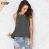 New women tops casual and sexy backless women clothing solid women summer tank tops