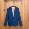 Newest 2022 Spring Fashion Women 6 Colors Slim Fit Blazer Jackets Coats Notched Full Sleeve Blazer Women Coats top Y045