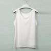 Newest Summer Women Big Yards Wild Bottoming Shirt Sleeveless U-Shape Vest Loose Plus Size Solid Casual Womens Tank Tops Q4527