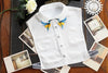 Newly Design Heavy bird embroidery necklace vest blouse Shirt neck Women Detachable Vertical Small Lapel