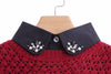 Newly Design pearl fake collar retro bust collar blouse Shirt false Collar neck Women Detachable Vertical Small Lapel