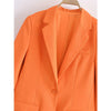 Nlzgmsj Za Women 2022 Double Breasted Casual Blazer Coat Office Wear Ladies Pockets Vintage Outwear Suit Chic Top 202207