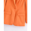 Nlzgmsj Za Women 2022 Double Breasted Casual Blazer Coat Office Wear Ladies Pockets Vintage Outwear Suit Chic Top 202207