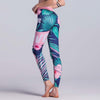 No Transparent ! J&L New Printed Women Leggings Fashion Flower Print Fitness Pants Sexy Push Up Elastic Leggins Drop Shipping