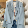 Nomikuma Korean Notched Collar Blazer Coat Women 2023 Suit Jakcet Causal Long Sleeve Elegant Blazers Feminimos 6K773