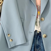 Nomikuma Korean Notched Collar Blazer Coat Women 2023 Suit Jakcet Causal Long Sleeve Elegant Blazers Feminimos 6K773