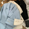 Nomikuma Korean Notched Collar Blazer Coat Women 2023 Suit Jakcet Causal Long Sleeve Elegant Blazers Feminimos 6K773