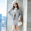 Novelty Blue Styles 2022 Autumn Formal Suits with Jackets Coat and Pants for Women Business Work Wear Blazers Oversize