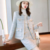 Novelty Blue Styles 2022 Autumn Formal Suits with Jackets Coat and Pants for Women Business Work Wear Blazers Oversize