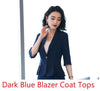Novelty Pink Spring Summer Women Blazers and Jackets Half Sleeve Fashion Ladies Work Wear Business Clothes Female Tops Outwear