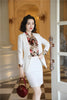 Novelty White 2022 Autumn Winter Formal Women Business Suits with Blazer and Skirt Ladies Professional Work Wear Blazers Sets