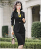 Novelty White Styles Autumn Winter Women Business Suits with Skirt and Tops Ladies Office Work Wear OL Blazers Set