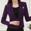 Novelty White Long Sleeve Professional Formal  Styles Business Women Jackets & Blazers Autumn Winter Female Tops Blaser
