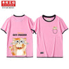 Kimura San Society original hand-painted giant sweet CP cute print lovers T shirt students summer cotton short sleeves