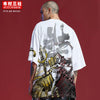 Bucun San Hong Kong Style Printing Personality Five Sleeves T T-shirts Student Young Lovers Fashion New Products