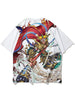Kimura Sanshe Tide Brand Summer New Product Clear Mood Joint Loose Handsome Five-Minute Sleeve T-shirt Top Student Tide