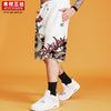 Kimura Three Society original Chinese Feng Sun Wukong cartoon casual loose shorts straight men's new five-point pants.