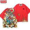 Mucunsanshe 2022 new short sleeve Zhong Kui national fashion t-shirt men's loose fashion fashion fashion T-shirt half sleeve summer
