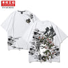 Kimura three community national trend 2022 Chinese style TWIN SHADOW Buddha printed five point sleeve T-shirt top student trend