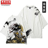 Kimura three society original national tide hand-painted which series of cardigans seven-sleeve summer sunburn loose jacket.