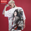 Kimura three social national tide new original design hand-painted t-shirt fashion loose large-code tide brand short sleeves.