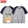 Kimura San Society original hand-painted giant sweet CP cute print lovers T shirt students summer cotton short sleeves