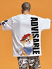 Mucunsanshe original hand-painted cute pet dog printed short-sleeved loose-fitting T-shirt summer couple outfit swerves.