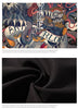 Kimura Sanshe original design national tide beast printing loose fashion shirt short sleeve summer personality hand-painted top