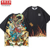 Mucunsanshe 2022 new short sleeve Zhong Kui national fashion t-shirt men's loose fashion fashion fashion T-shirt half sleeve summer