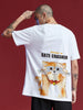 Kimura San Society original hand-painted giant sweet CP cute print lovers T shirt students summer cotton short sleeves