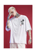 Kimura three social national tide new original design hand-painted t-shirt fashion loose large-code tide brand short sleeves.