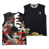 Kimura Sanshi original design 2022 new hand-painted which printed vest male loose shoulder sleeveless top tide.